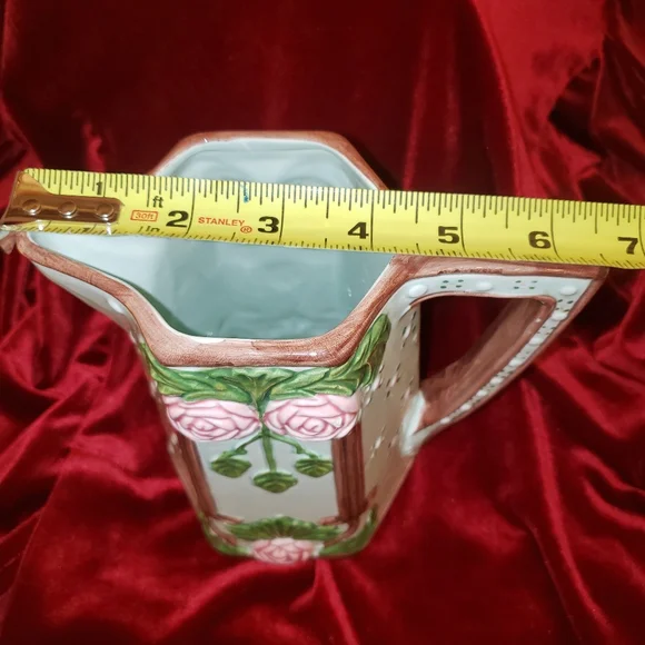 Vintage Majolica Citrus Pitcher